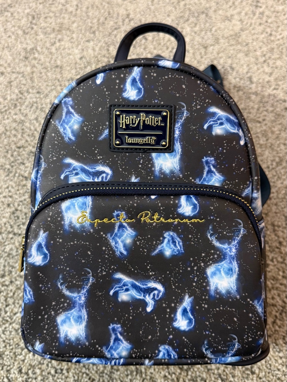 Loungefly Harry Potter Expecto Patronum Patronus Mini Backpack Glow NWOT